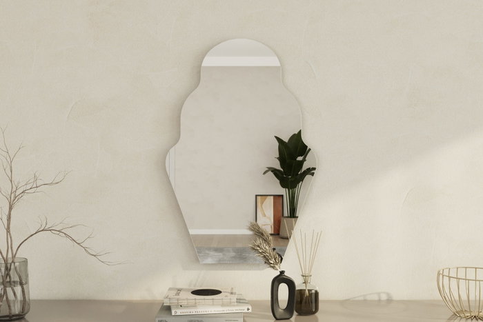 Hanah Home Espejo Negro Ecológico Flotal-e 100% MDF 50x70x2.2 cm